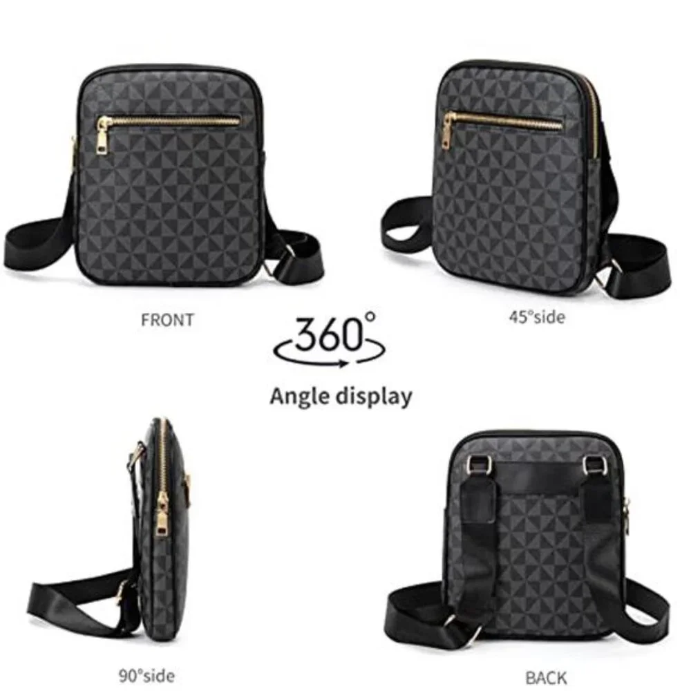 Crossbody Bag for Men's commuter shoulder bag Travel bag Work Business